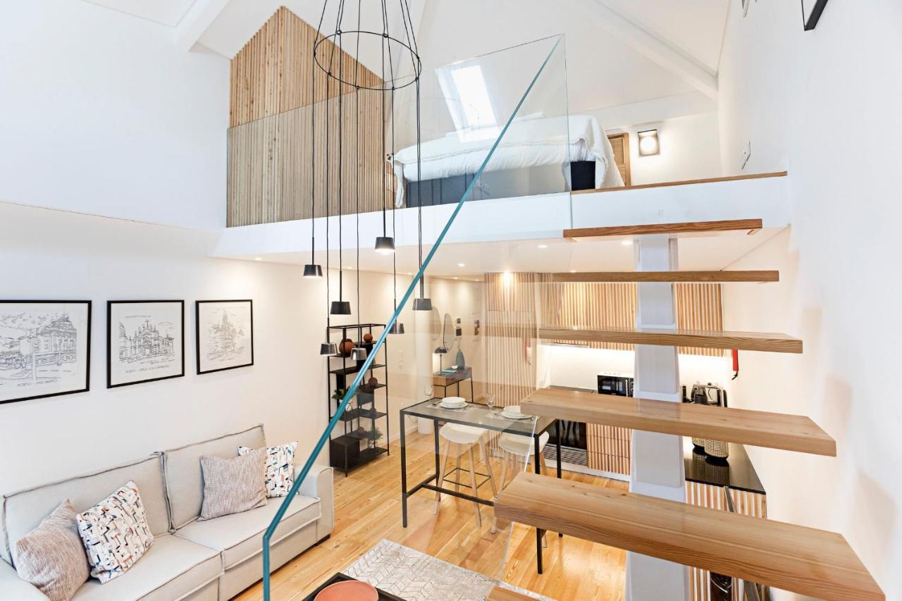 Studio Duplex W Ac Near River Front By Lovelystay Porto Bagian luar foto